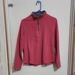 St. John's Bay Women's Rose Half-Zip Fleece Pullover